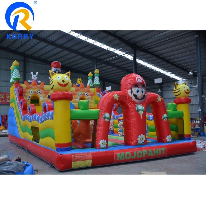Logo personnalisé Acceptable Cirque Portable Château gonflable pour le divertissement du centre commercial