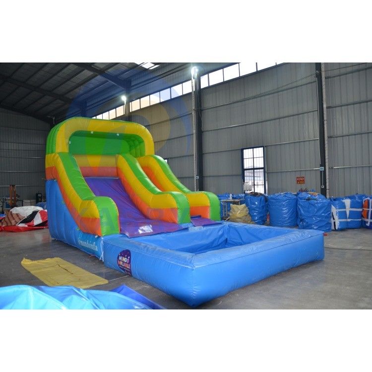 Modèles de classe personnalisés toboggans secs Marches spatiales pour la location d'événements toboggan aquatique Princess Rainbow