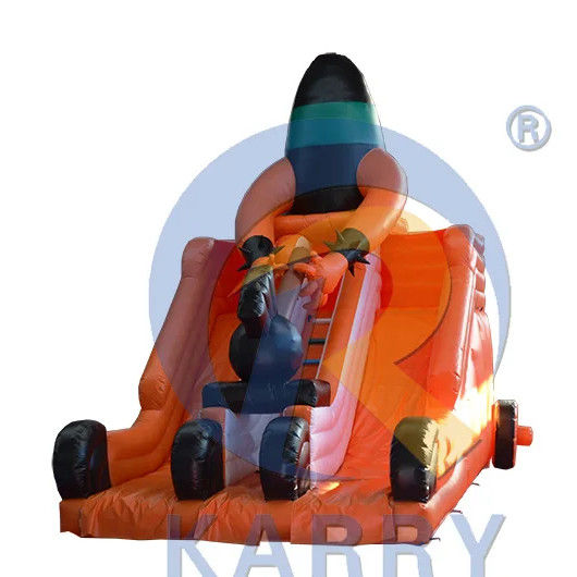 Glissière gonflable pour le commerce Glissière à double voie Glissière orange Glissière sèche Unisexe Location