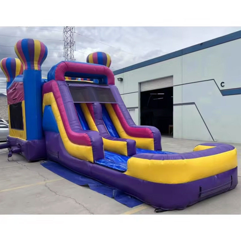 Château gonflable à double voie pour enfants