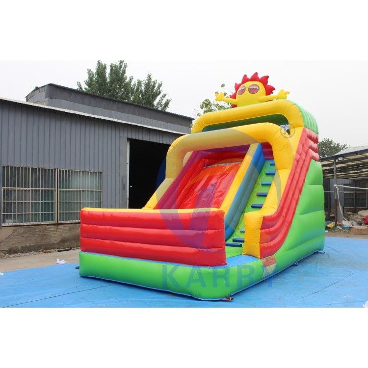 CE EN14960 Château gonflable avec toboggan et piscine pour enfants