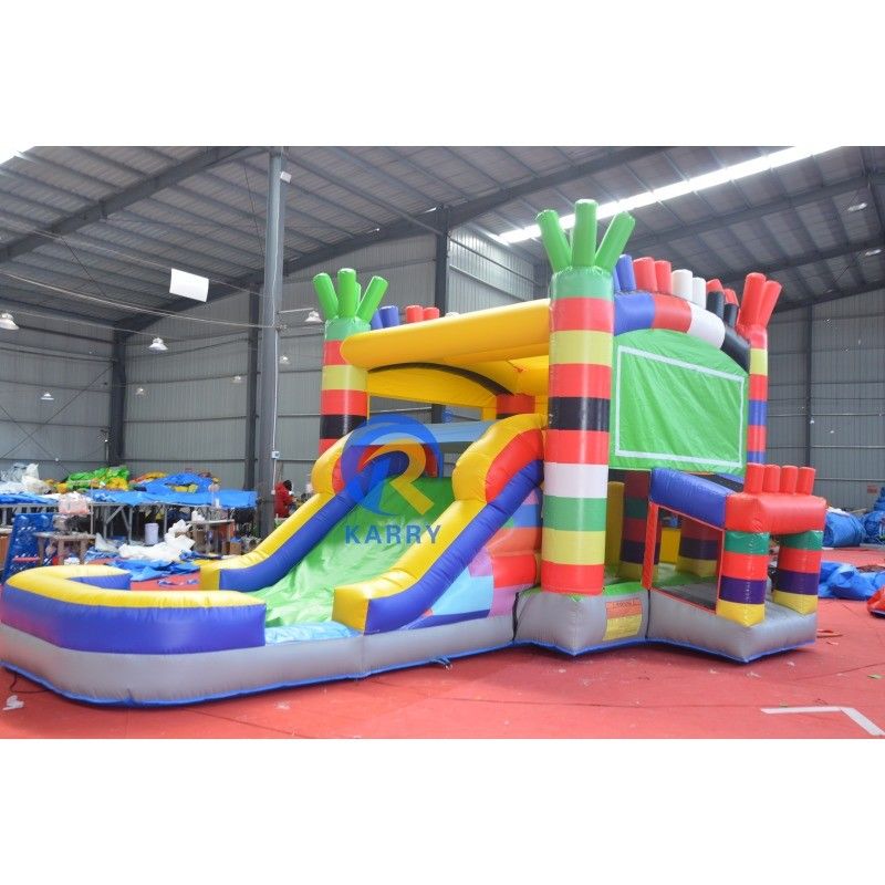 Château gonflable coloré pour adultes et enfants