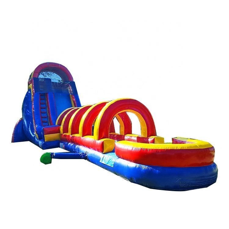 Terrain de jeux en plein air Grand toboggan utilisé Parc d'attractions Enfants toboggan aquatique en PVC KR-GS610