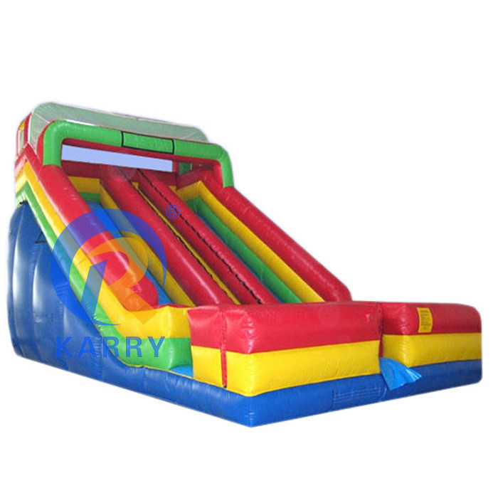 Glissière d'eau tropicale gonflable avec piscine