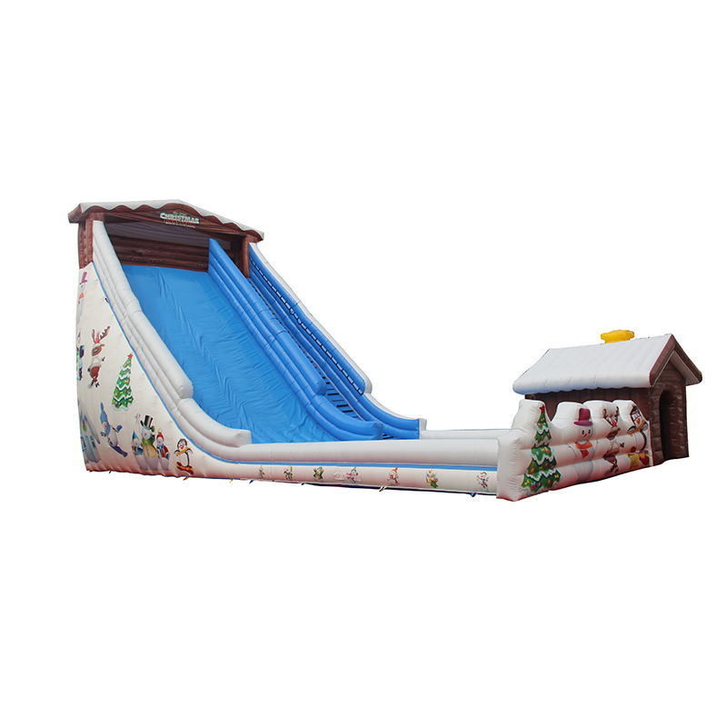 Conception personnalisée de glissière sèche à neige PVC gonflable pour enfants et adultes