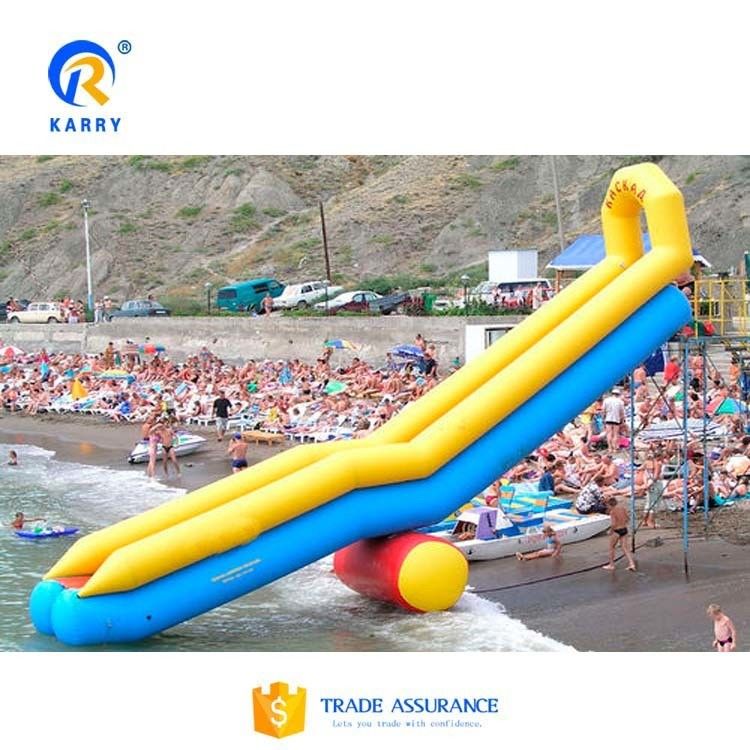 0.55mm accessoires de fils de bâche en PVC inclus grand toboggan gonflable avec piscine