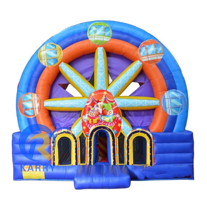 Château maison gonflable avec toboggan pour enfants location de fête commerciale par express