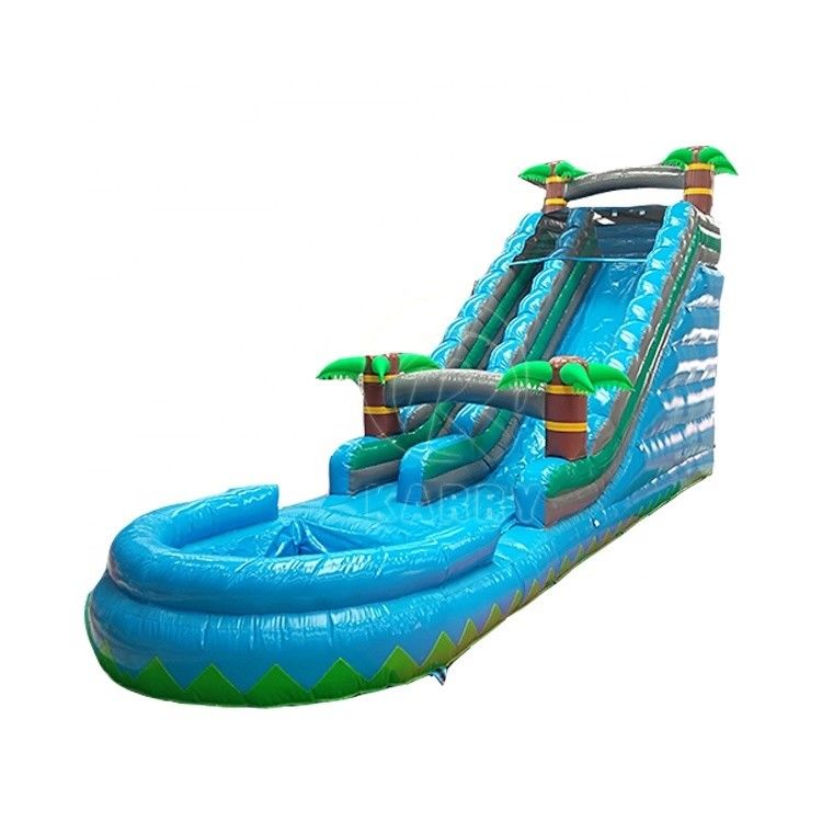 Piscine gonflable à l'eau à thème de palmier avec matériau en PVC