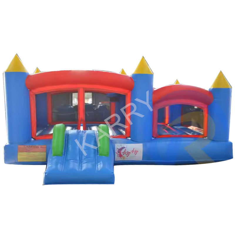 0.55mm PVC Tarpaulin Enfants gonflable Bouncer maison de saut avec glissement et le château de saut