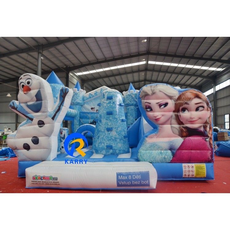 Unisexe Karry drôle Princesse gonflable Château Bounce Château pour OEM Frozen Bounce House