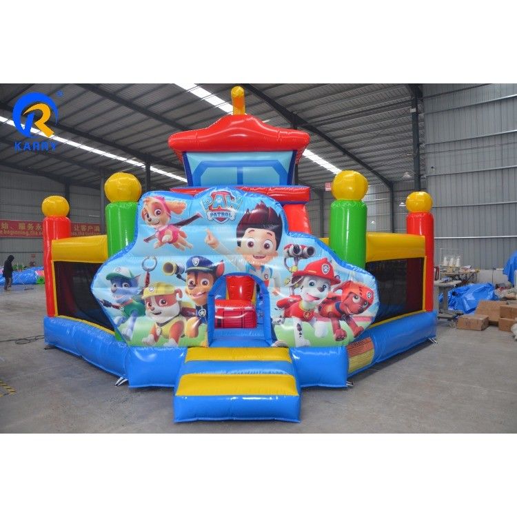 CH Party Jumpers Bounce House gonflable Bouncer avec glissière et piscine à billes Taille personnalisée