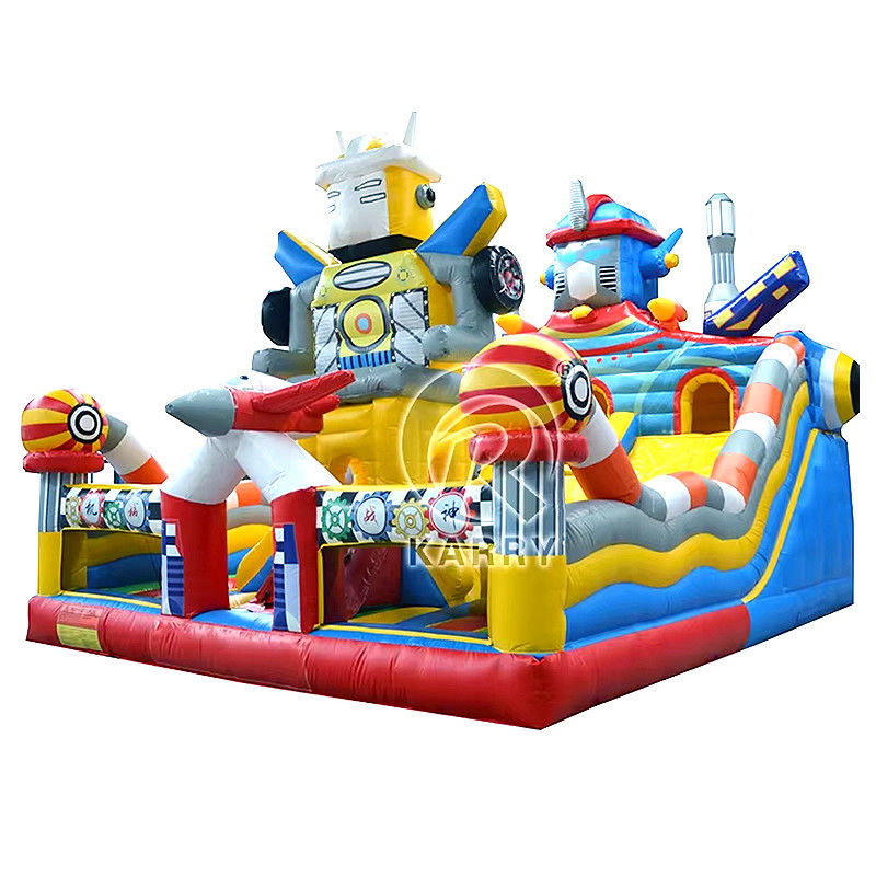 Expédition aérienne Château gonflable Parc de jeux pour la grande ville amusante Bounce House Bouncer Slide