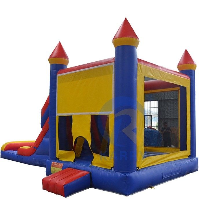 Jeux pour enfants personnalisés Château gonflable mouillé sec Bouncer Pool Slide Combo Château sautant avec piscine à glissière d'eau Age 14