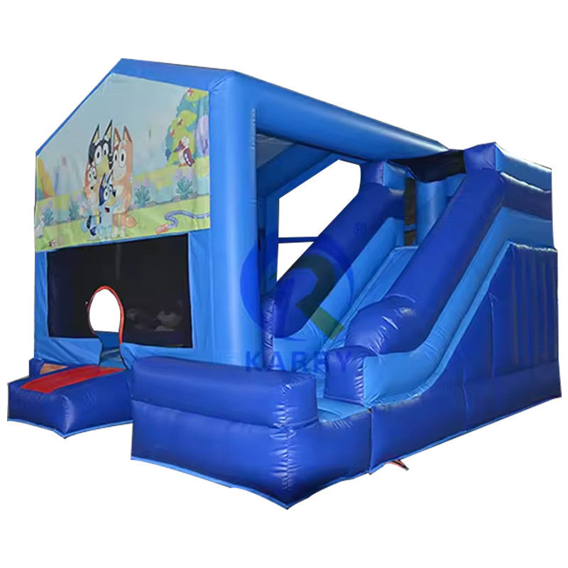 Jeux pour enfants en plein air maison gonflable avec toboggan