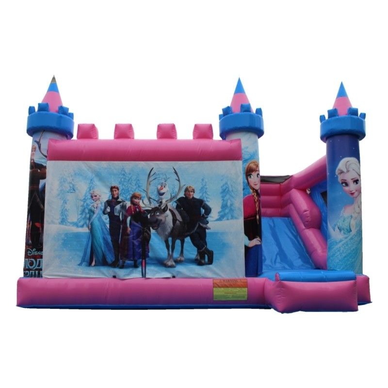 14 ans en haut du château Bounce Rose House Jumping Bouncy château à louer pour la fête