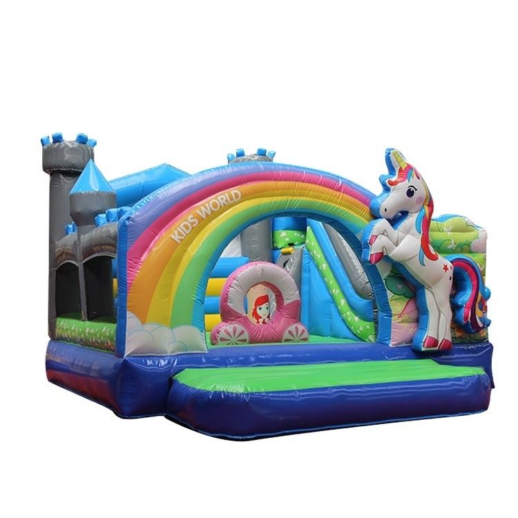Château de l'unicorne commercial avec souffleur inclus