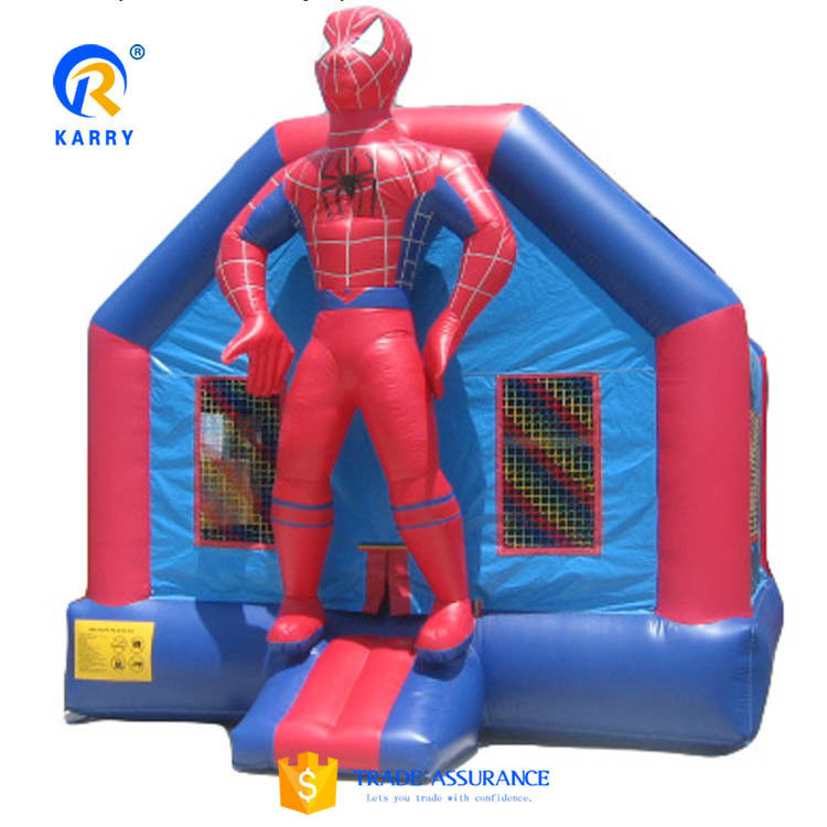 Spiderman Bouncer gonflable pour les enfants personnalisé couleur gonflable enfants trampoline