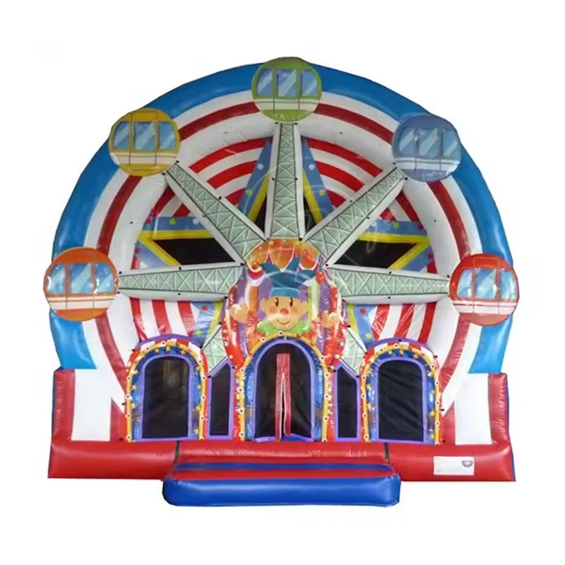Terrain de jeux en plein air portable pour les enfants Ferris Wheel amusant château gonflable maison de saut en rebond