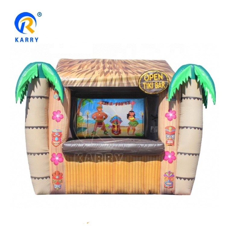 Unisexe Bar gonflable jouet grand TIKI Bar château gonflable pour les enfants à sauter et jouer à des jeux